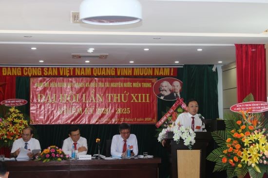 Đại hội Đảng bộ Liên đoàn Quy hoạch và Điều tra tài nguyên nước miền Trung nhiệm kỳ XIII (2020 - 2025)