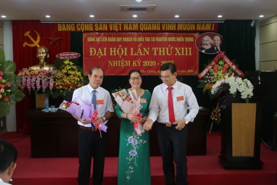 Đại hội Đảng bộ Liên đoàn Quy hoạch và Điều tra tài nguyên nước miền Trung nhiệm kỳ XIII (2020 - 2025)