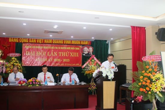 Đại hội Đảng bộ Liên đoàn Quy hoạch và Điều tra tài nguyên nước miền Trung nhiệm kỳ XIII (2020 - 2025)