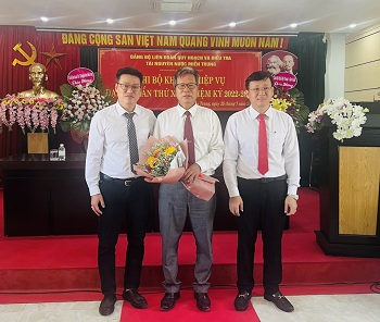 ĐẠI HỘI LẦN THỨ XIX, NHIỆM KỲ 2022 - 2025 CHI BỘ KHỐI NGHIỆP VỤ - ĐẢNG BỘ LIÊN ĐOÀN QUY HOẠCH VÀ ĐIỀU TRA TÀI NGUYÊN NƯỚC MIỀN TRUNG