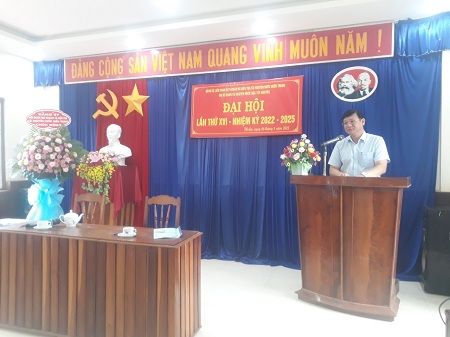 ĐẠI HỘI LẦN THỨ XVI - NHIỆM KỲ 2022 - 2025,  CHI BỘ ĐOÀN TÀI NGUYÊN NƯỚC BẮC TÂY NGUYÊN  THUỘC ĐẢNG BỘ LIÊN ĐOÀN QUY HOẠCH VÀ ĐIỀU TRA TÀI NGUYÊN NƯỚC MIỀN TRUNG