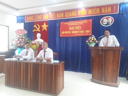 ĐẠI HỘI LẦN THỨ XVI - NHIỆM KỲ 2022 - 2025,  CHI BỘ ĐOÀN TÀI NGUYÊN NƯỚC BẮC TÂY NGUYÊN  THUỘC ĐẢNG BỘ LIÊN ĐOÀN QUY HOẠCH VÀ ĐIỀU TRA TÀI NGUYÊN NƯỚC MIỀN TRUNG