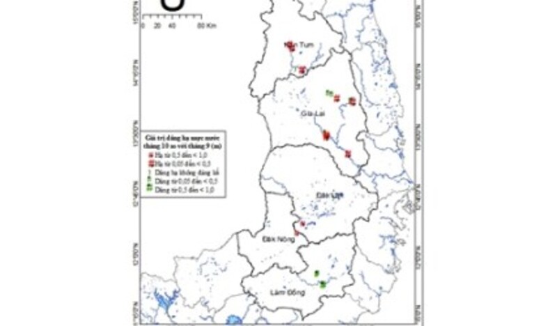 BẢN TIN THÔNG BÁO, DỰ BÁO VÀ CẢNH BÁO TÀI NGUYÊN NƯỚC DƯỚI ĐẤT THÁNG 10 NĂM 2016 VÙNG TÂY NGUYÊN