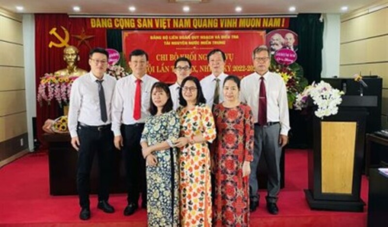 Đại hội lần thứ XIX, Nhiệm kỳ 2022 - 2025 Chi bộ Khối Nghiệp vụ - Đảng bộ Liên đoàn Quy hoạch và Điều tra tài nguyên nước miền Trung