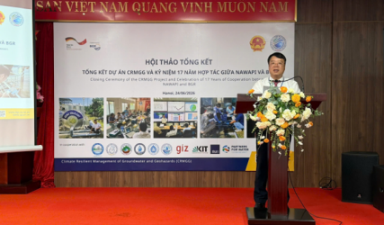 NAWAPI và BGR tổng kết Dự án CRMGG: Thúc đẩy chuyển đổi số và quản lý bền vững tài nguyên nước dưới đất