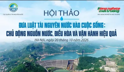 Bảo đảm an ninh nguồn nước trước thách thức của biến đổi khí hậu