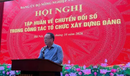 Chuẩn hóa dữ liệu tổ chức đảng, đảng viên, thúc đẩy chuyển đổi số