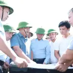 Bộ Nông nghiệp và Môi trường khảo sát dự án xây dựng đập sông Lam