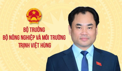 Tân Bộ trưởng Bộ Nông nghiệp và Môi trường Trịnh Việt Hùng