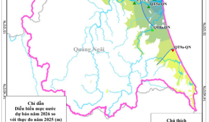 Bản Tin Cảnh Báo, Dự Báo Nguồn Nước Dưới Đất Lưu Vực Sông Trà Khúc Năm 2026