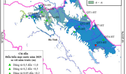 Bản Tin Cảnh Báo, Dự Báo Nguồn Nước Dưới Đất Tỉnh Hà Tĩnh Năm 2026