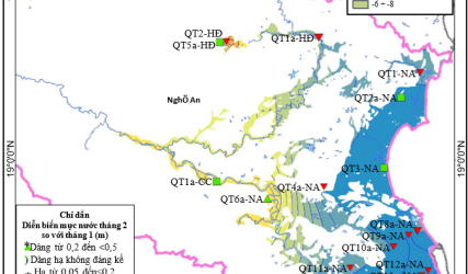 Bản Tin Cảnh Báo, Dự Báo Nguồn Nước Dưới Đất Tỉnh Nghệ An Tháng 03 Năm 2026