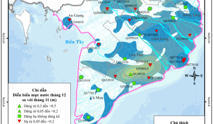 Bản Tin Cảnh Báo, Dự Báo Nguồn Nước Lưu Vực Sông Cửu Long Tháng 01 Năm 2026