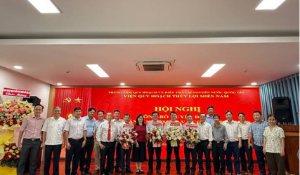 Hội nghị công bố các Quyết định về tổ chức và công tác cán bộ Viện Quy hoạch Thủy lợi miền Nam