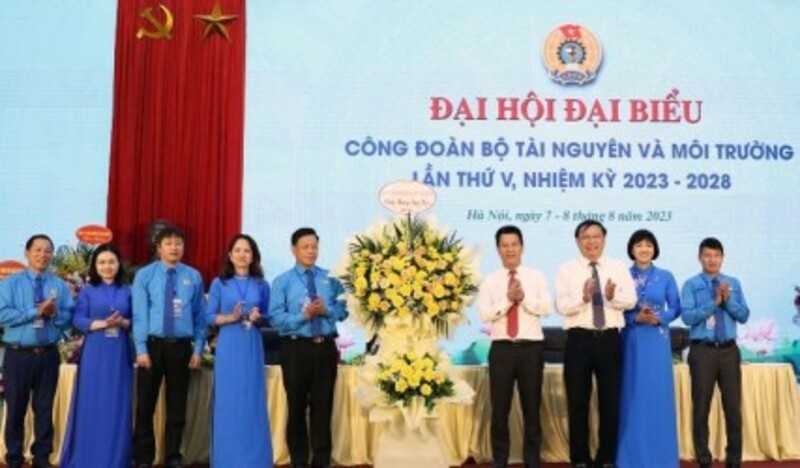 Đại hội Công đoàn Bộ Tài nguyên và Môi trường lần thứ V, nhiệm kỳ 2023 – 2028