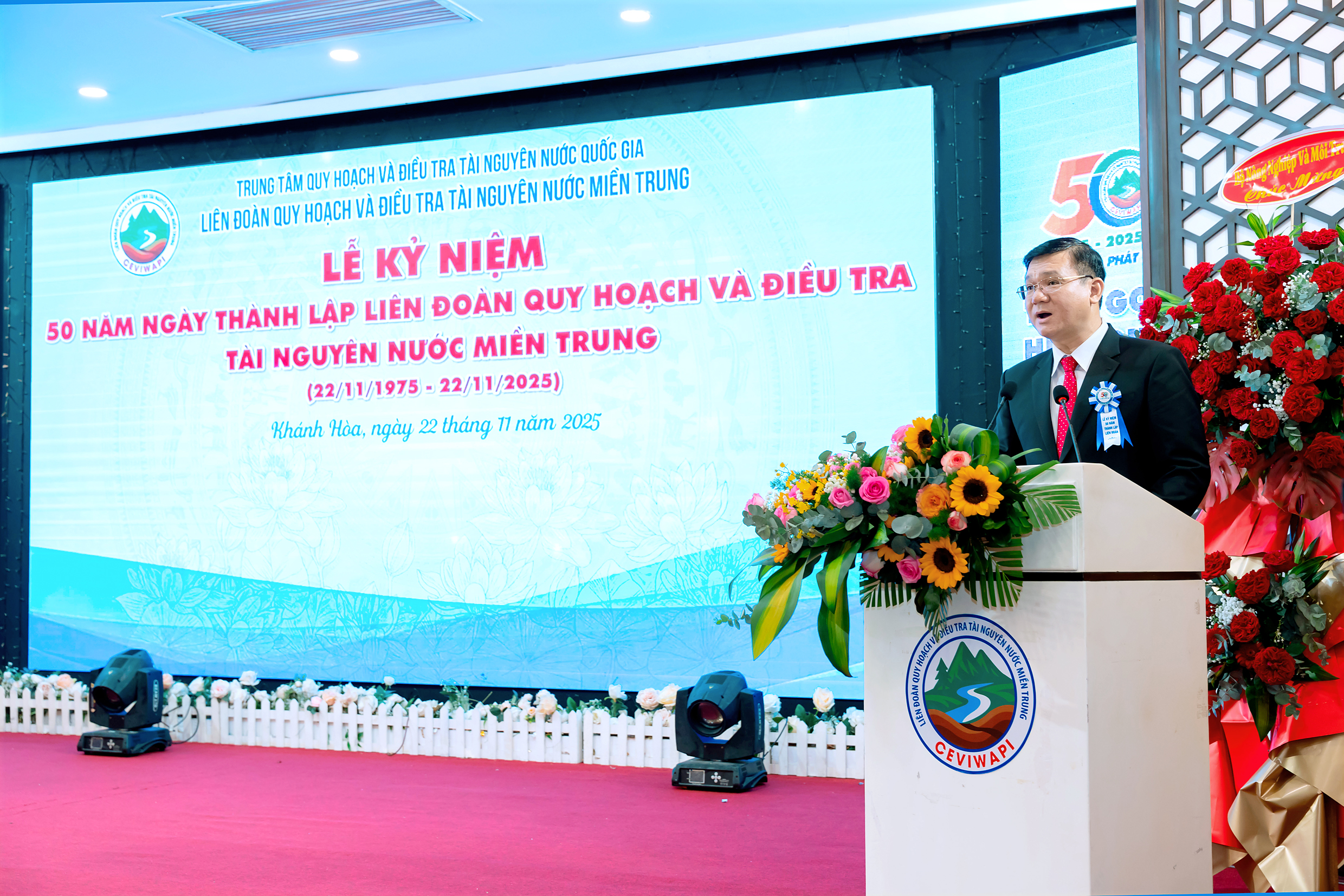 Lễ kỷ niệm 50 năm thành lập Liên đoàn Quy hoạch và Điều tra tài nguyên nước miền Trung: Dấu ấn nửa thế kỷ xây dựng và phát triển