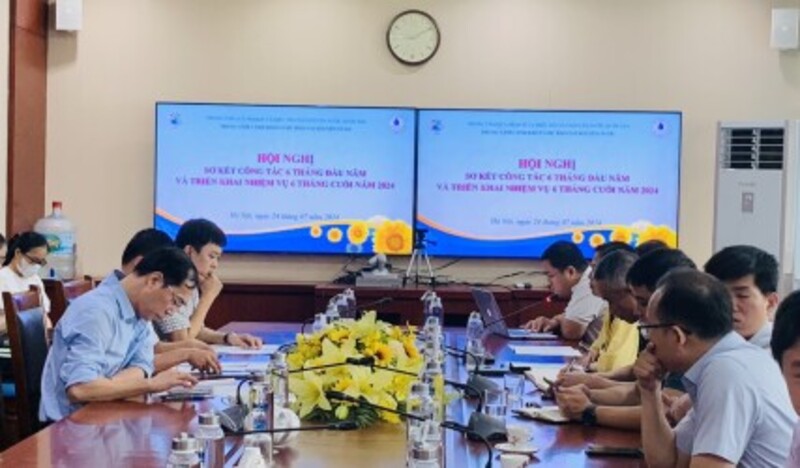 Hội nghị sơ kết công tác 6 tháng đầu năm, kế hoạch triển khai công tác 6 tháng cuối năm 2024 của Trung tâm Cảnh báo và Dự báo tài nguyên nước