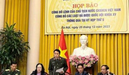 Công bố Lệnh của Chủ tịch nước về 7 luật vừa được Quốc hội thông qua