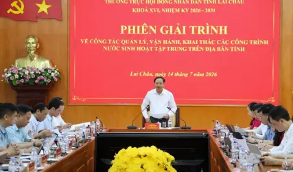 Lai Châu bảo đảm nguồn nước sạch nông thôn