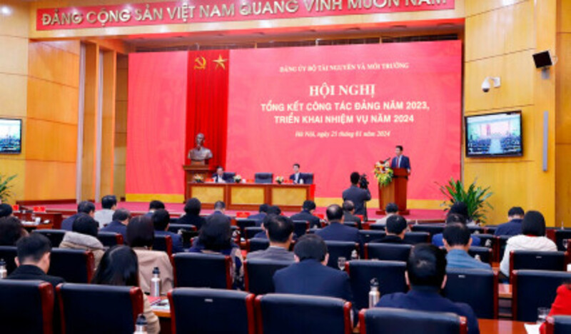 Xây dựng Đảng là nhiệm vụ then chốt trong Chiến lược phát triển của Bộ Tài nguyên và Môi trường