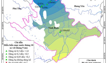 Bản Tin Thông Báo, Dự Báo Và Cảnh Báo Tài Nguyên Nước Dưới Đất Tỉnh Ninh Bình Tháng 11 Năm 2025