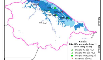 Bản Tin Thông Báo, Dự Báo Và Cảnh Báo Tài Nguyên Nước Dưới Đất Thành Phố Huế Tháng 12 Năm 2025