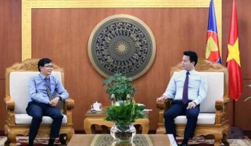 Bộ trưởng Đặng Quốc Khánh tiếp và làm việc với Thứ trưởng Bộ TN&MT nước Cộng hòa Dân chủ Nhân dân Lào