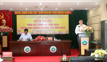 Tổng kết công tác năm 2025 và triển khai nhiệm vụ công tác năm 2026 của  Liên đoàn Quy hoạch và Điều tra tài nguyên nước miền Trung
