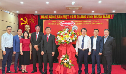 Hội nghị công bố các Quyết định về công tác cán bộ tại Liên đoàn Quy hoạch và Điều tra tài nguyên nước miền Trung