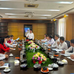 Liên đoàn Quy hoạch và Điều tra tài nguyên nước miền Trung làm việc với Lãnh đạo Trung tâm Quy hoạch và Điều tra tài nguyên nước quốc gia về tình hình thực hiện nhiệm vụ năm 2026